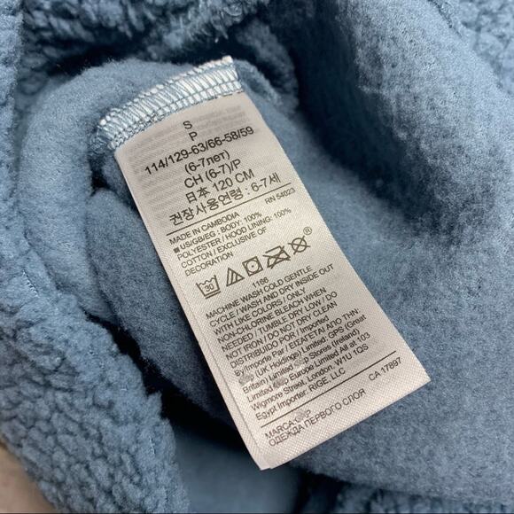 Hooded Sherpa Sweatshirt with Kangaroo Pocket - Picture 7 of 7